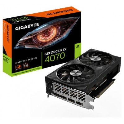 Gigabyte GeForce RTX 4070 WINDFORCE 2X OC 12G NVIDIA 12 GB GDDR6X (Espera 4 dias)